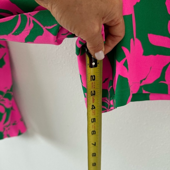Vibrant Pink and Green Floral Blazer by [Brand] - Picture 11 of 13